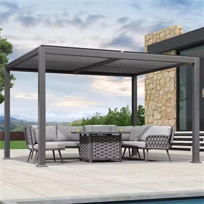 Wall Mounted Metal Pergola